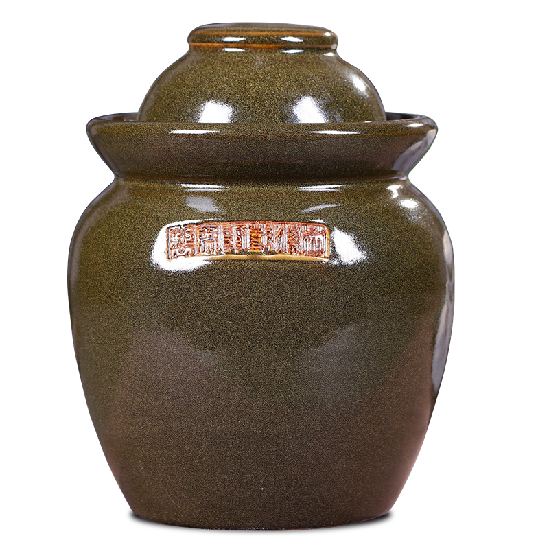 Jingdezhen ceramic large household pickle jar airtight pickle jar sichuan pickles pickled altar jars