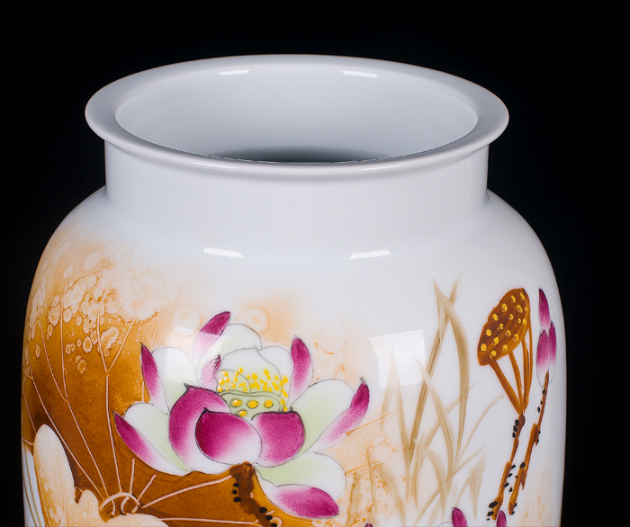 Jingdezhen ceramics vase of hydroponic mesa somebody else hand - made sitting room furnishing articles furnishing articles ikebana arts and crafts