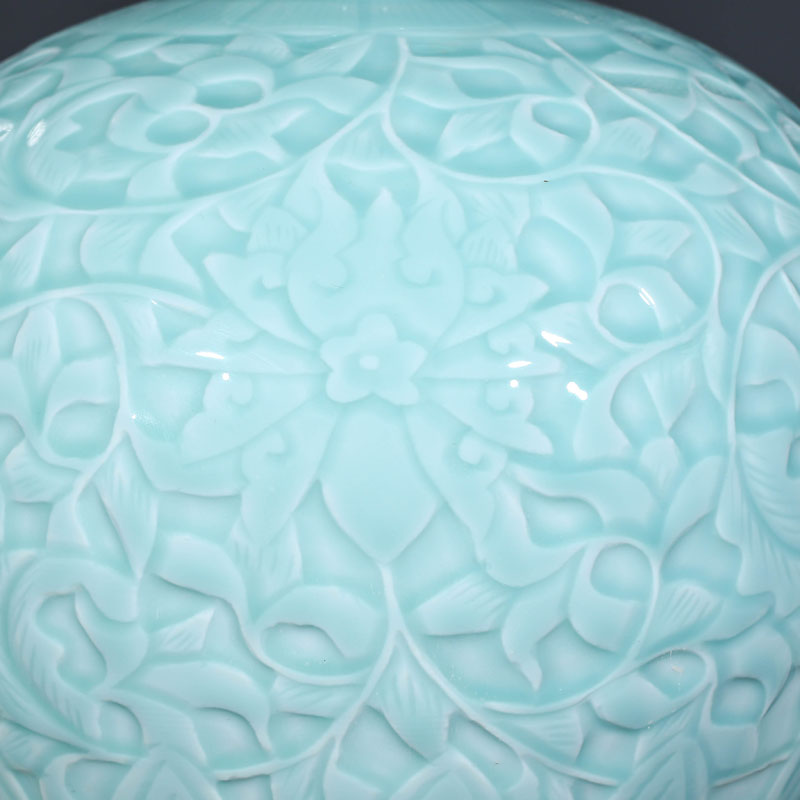Jingdezhen ceramics art furnishing articles of new Chinese style restoring ancient ways is the high temperature glaze vase is I and contracted literary and artistic ideas