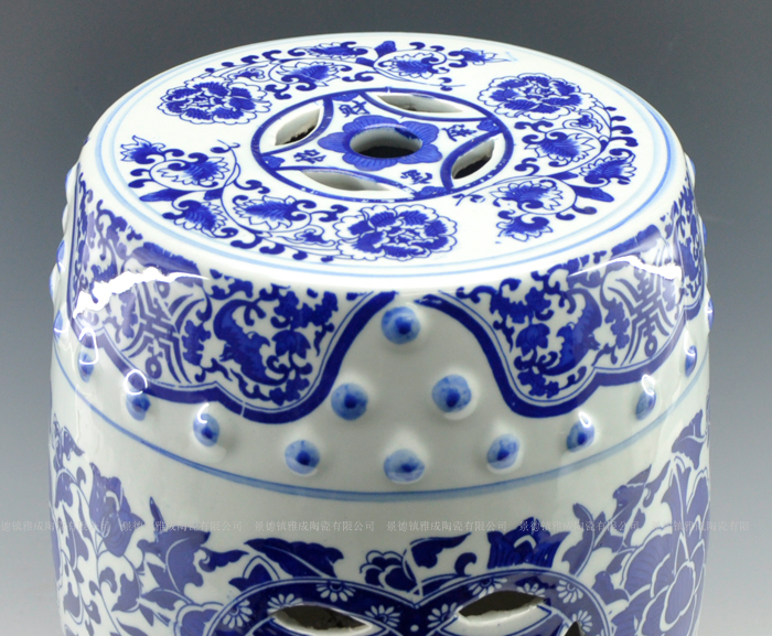 Blue and white landscape who elephants in jingdezhen ceramics shoes who crafts home furnishing articles sitting room adornment