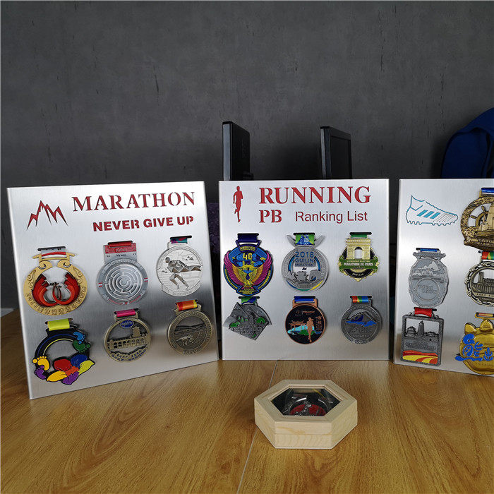 Table decoration medal display medal acceptance frame marath