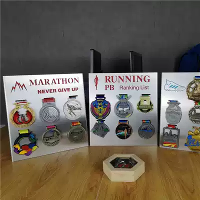 Artisan creative living room study desktop decoration medal display rack Medal storage basket Marathon sports medal rack
