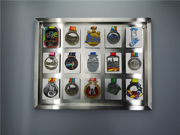 New photo frame (picture frame)medal display rack 304 stainless steel sports medal storage basket