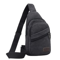 Toolkit Men Capacity Business Electrician shoulder bag Sloping Black Shoulder Canvas Bag Men vintage Backpack Chest Bag