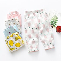 Childrens clothing 2019 Baby Baby Baby thin men and women anti mosquito pants Cotton pajama pants summer bloomers childrens pants