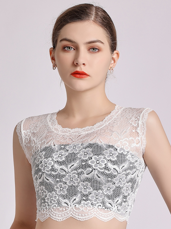 Lace Fake Collar for Women, Versatile Fake Collar, Thin Lace Stand-Up Collar for Autumn, Fake Collar for Round Neck Tops, Inner Layering Top, Korean Style
