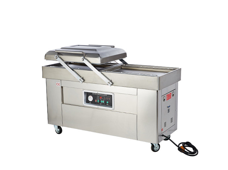 双丰凯驰 豪华型DZ-500-2S全自动食品真空包装机 大型商用干湿两用 双室真空机台式抽真空米转真空封口机 