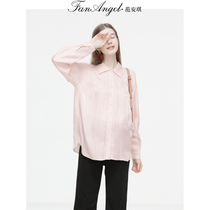 Pregnant Woman Shirt Spring Summer Season Blouses Sweet Beauty Han Edition Loose Large Code Pregnant Woman Shirt Professional Spring Summer Loaded Clothing Short