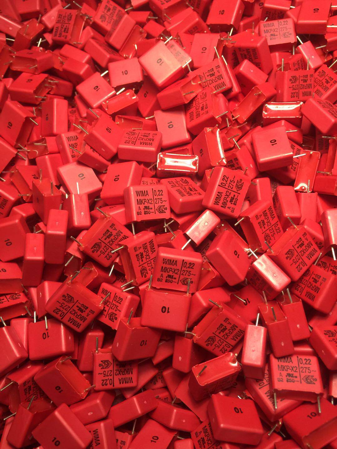 Imported Germany 0 22uF WIMA MKP-X2 275VAC Weimar 224 Gauge Film Capacitive-Taobao