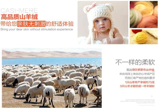 Lu Wang cửa hàng hàng đầu Áo len nhung Bắc Cực cho nam 2018 áo len cashmere Saint Xuerong mới cho nam cổ tròn - Áo len Cashmere quần áo giữ nhiệt nam