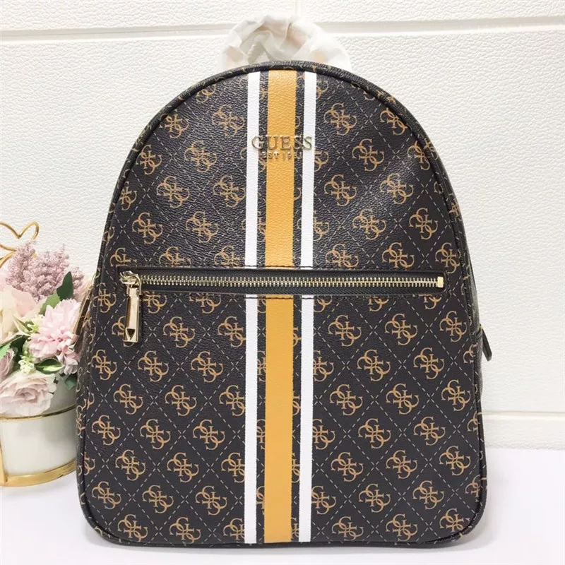 Рюкзак в полоску с буквой женский повседневный рюкзак PC699532 Ms. Backpack
