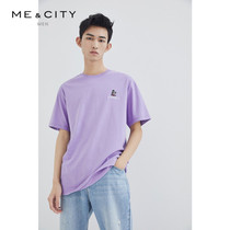 Mickey joint MECITY mens summer loose casual printing round neck short-sleeved T-shirt mycity male 508298