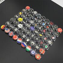 Vehicle Plate Frame Anti-Theft Screws Plate Frame Buckle Screw Buckle Personalized Skeleton Anti-Theft Hat Removable Special Quick Removal