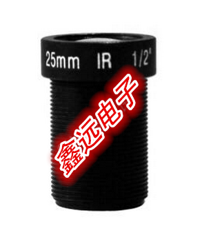 25mm监控镜头 500万像素高清镜头1/2  M12安防监控器材配件 LENS Изображение 1