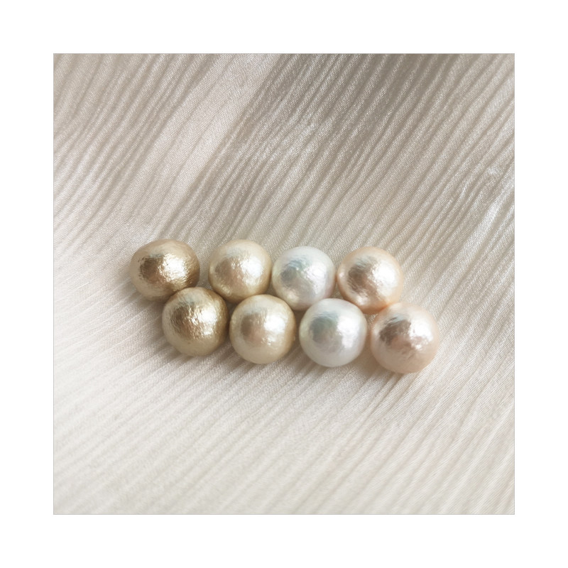 YIMIJEWEL Cotton Pearl Retro All-match Mosquito Incense Plate Ear Clip No Ear Piercing Female High-grade Temperament Silver Earrings