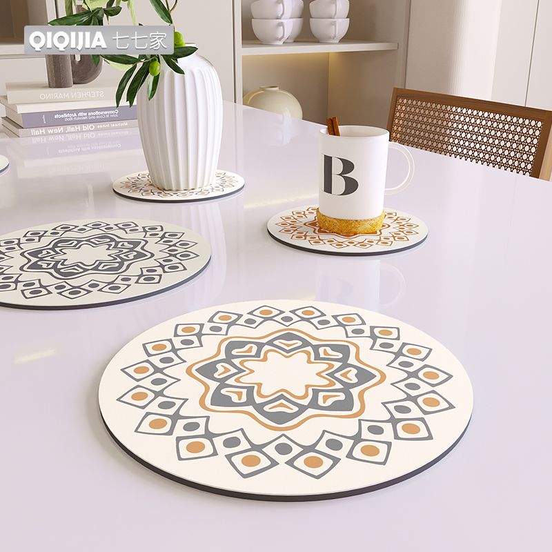 Silicon Algae Clay Insulation Mat home Dining Mat Bowl Mat Dish Anti Burn Pan Mat Bowl Mat dinner Temperature Resistant Table Mat Cup Mat-Taobao