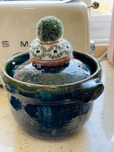 Продукты/Япония Nagua Garden Iga кипение керамическое горшок повседневная пер слоня анти -салотированное выполнение набор маленькой шляпы