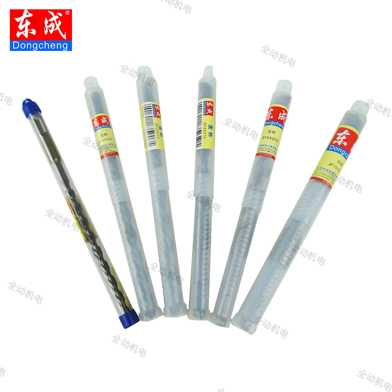 Dongcheng electric hammer drill alloy drill with four pit round handle 8mm 10mm 12mm 14mm 14mm 16mm 18X200mm
