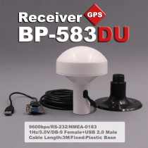 USB power supply DB9 connector RS232 Marine mushroom head antenna GPS Beidou receiver BP-583DU