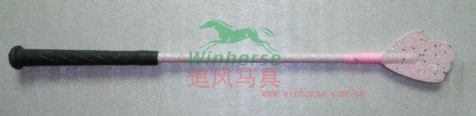 Horse with equestrian supplies horseback riding gear horseback leather bracelet non-slip handle outlet Obstacle Whip-Taobao