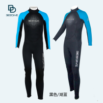 BestDive subduction 3MM male and female conjoined scuba diving suit elastic warm-proof cold suit thickened wet suit