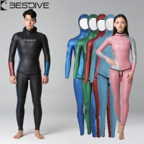 BestDive Dive 2mm 3mm Classic free diving Wetsuit Sizzling Split Warm Men And Womens Diving Suit