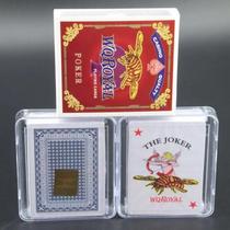 WQROYAL North East fill the pit special plastic poker card cloth grain white side bee 9 - Wang a 12 - box