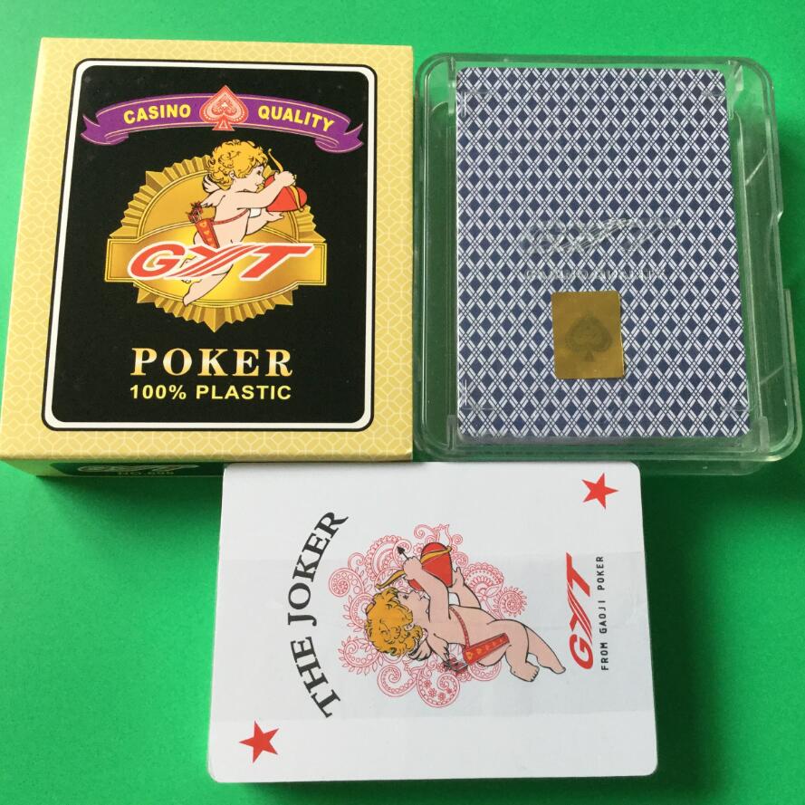 GYT fills out pit plastic poker card fills pit cockpit kick jacket jacket Pas five frosted bees one box two pairs