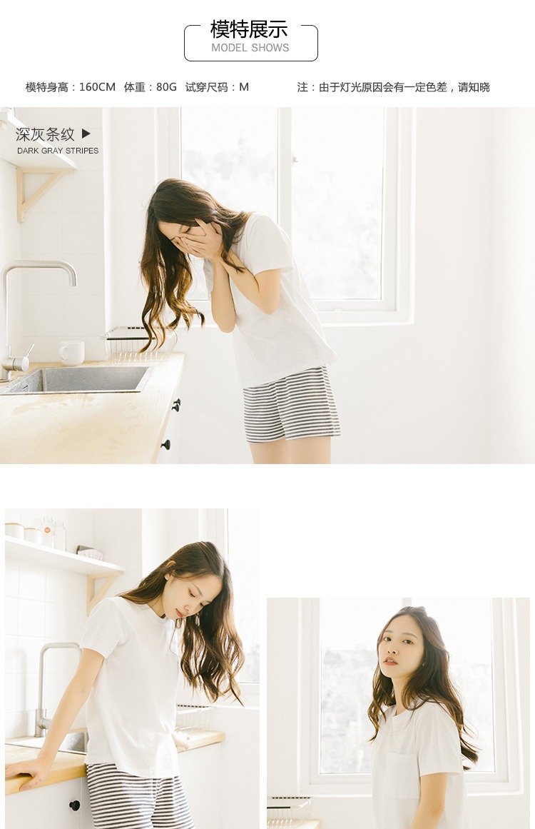 OK nước sốt quần nhà ngủ quần nữ mùa hè quần short cotton nhà lỏng phần mỏng kích thước lớn có thể được mặc quần short nam