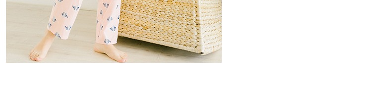 Quần cotton gia đình Nhật Bản quần ngủ nữ mùa xuân hè và quần mùa thu mỏng phần eo cao nhà rộng cỡ lớn quần thun nữ