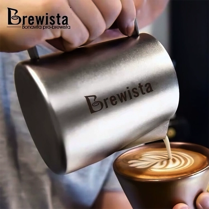 Bonavita-brewista thép không gỉ chỉ miệng cảm biến nhiệt độ cà phê kéo hoa sữa bọt xi lanh hiển thị nhiệt độ kéo hoa cốc - Cà phê
