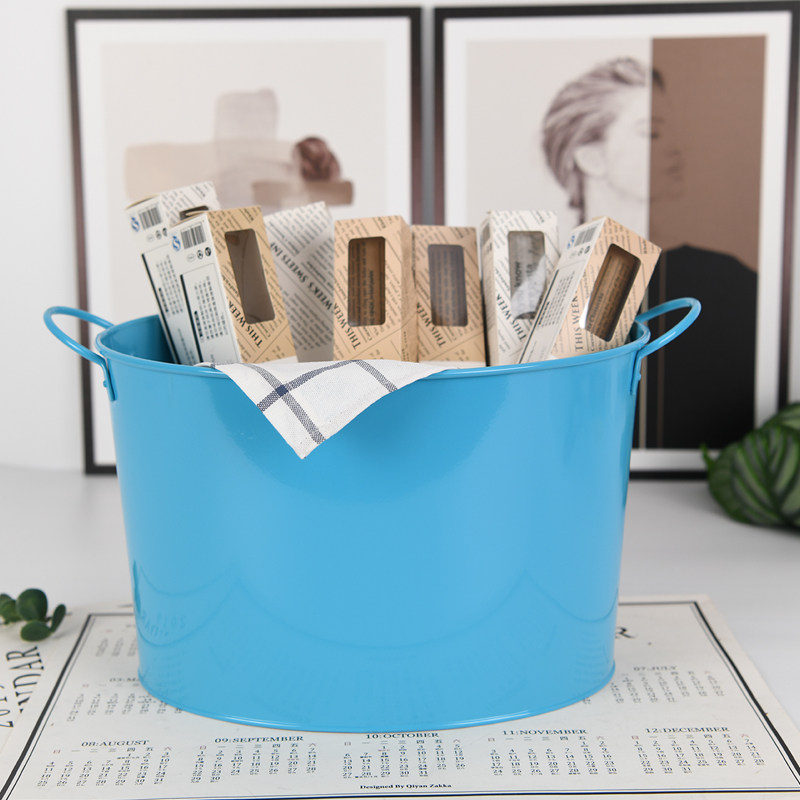 Slightly flawed clear zakka bar ktv creative champagne red wine beer small dry ice bucket household commercial outdoor