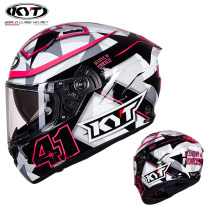 KYT full helmet motorcycle helmet summer man anti-fog double lens racing locomotive female dad four season hard hat