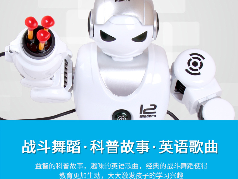 Chính hãng Le can K1 Alpha Warrior 2.4G điều khiển từ xa robot thông minh Lập trình đồ chơi hát và nhảy đồ chơi thông minh cho bé 2 tuổi