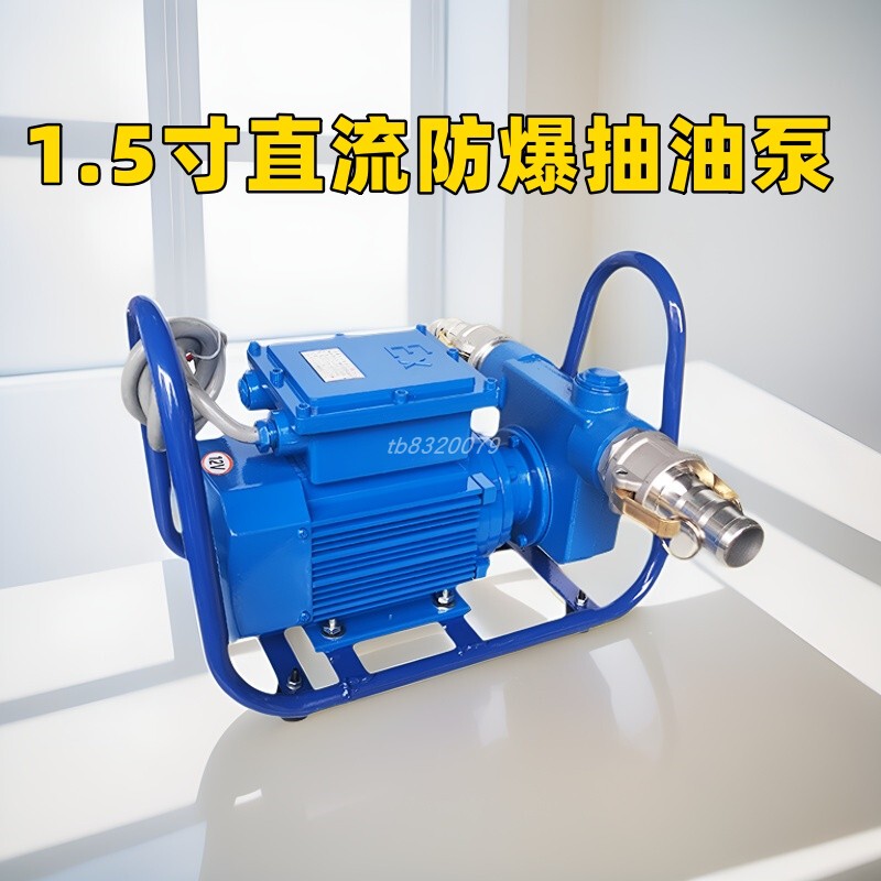 12V24V Electric Dc Explosion-Proof Self-Priming Refueling Pump 1.5inch Large Flow Gasoline Diesel Oil Pump Blade Pump