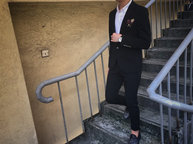 Costume homme en coton pour printemps - Ref 1573356 Image 14