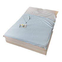 Traveling and staying in hotels lightweight and portable double cotton bed sheet and quilt cover all-in-one set for dustproof pure cotton sleeping bag