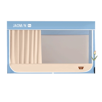 Student dormitory single bunk bed mosquito net blackout anti-mosquito bed curtain integrated 2024 new anti-fall all-inclusive mosquito net