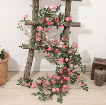 Wedding Celebration Ceiling Decoration Simulation 1 8 m Wild Rosewood Vines Indoor Simulation Plant Wall Decoration Simulation Fake Flowers