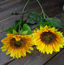 Single large sunflower simulation sunflower simulation sun flower landing gift holding fake sunflower flower