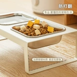 Миска для собак, миска для корма для домашних животных, двойная миска из нержавеющей стали, миска для риса для собак, миска для воды для собак, приподнятая миска для риса, поилка для кошек, чтобы предотвратить опрокидывание