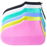 Детские силиконовые нескользящие износостойкие бахилы, резиновые латексные сапоги для мальчиков, средней длины