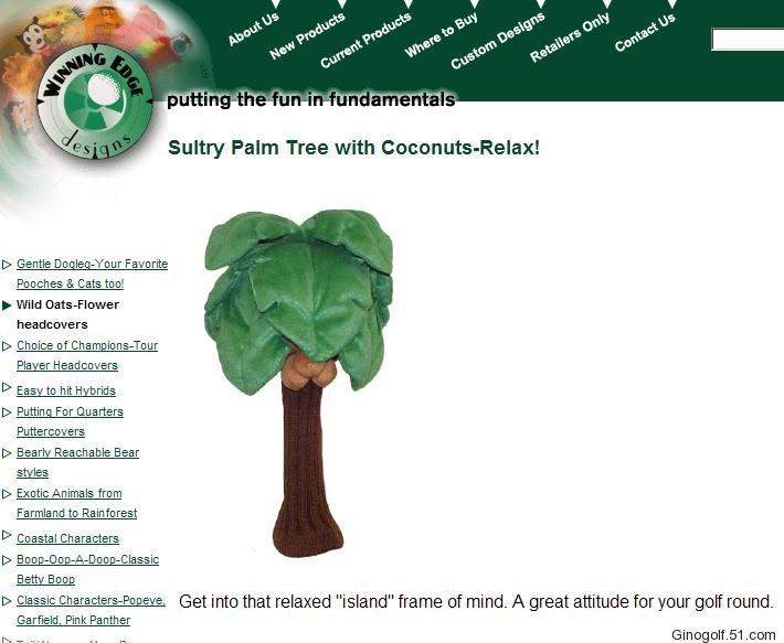 Clearance Specials American Famous Cartoon Sultry Palm Golf Club Cover Export Genuine - Taobao