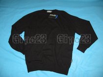 ping golf mens golf sweater black round neck 80% wool export genuine