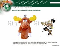 Clearance Specials American Famous Cartoon Bullwinkle Deer Golf Club Cover Export Genuine