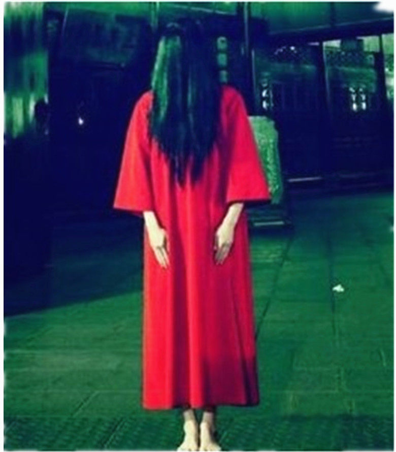 萬聖節恐怖服裝成人女鬼衣貞子服裝白紅色女鬼衣服幽靈筆仙cos服 露天拍賣