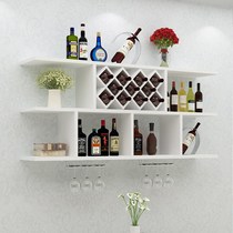 Wall-mounted dining room cabinet wine rack Wall small restaurant Wall Wall decoration living room wall home wall hanging wine cabinet