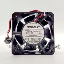 Original NMB 2410ML-05W-B80 6025 24V 0 34A 6cm 2-wire INVERTER cooling fan