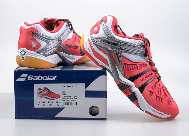 Babolat Hàng trăm đôi giày cầu lông nam và nữ chuyên nghiệp Shadow2 W Giày cao su chịu được Michelin - Giày cầu lông giày sneaker nike
