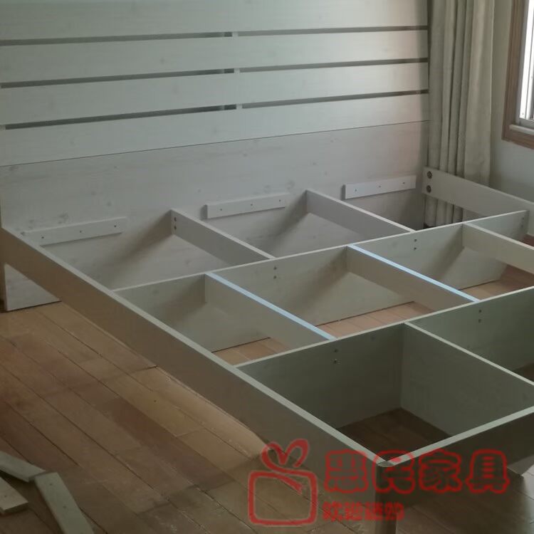 Không bền gỗ 1,2 m 1,5 m 1,8 m tấm Melamine giường tatami sườn tấm chiếc giường - Giường giuong tang re dep